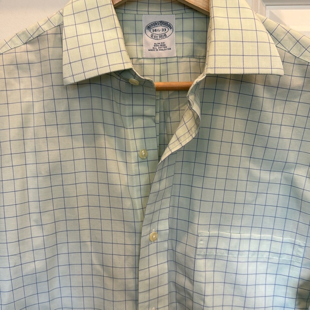 Men’s Brooks Brothers Slim Fit 14.5 - 33 Non-Iron